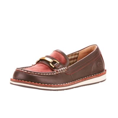 Ariat Ivy Cruiser - Loafers Schoenen Bordeaux / Bruin Dames - 40445-166